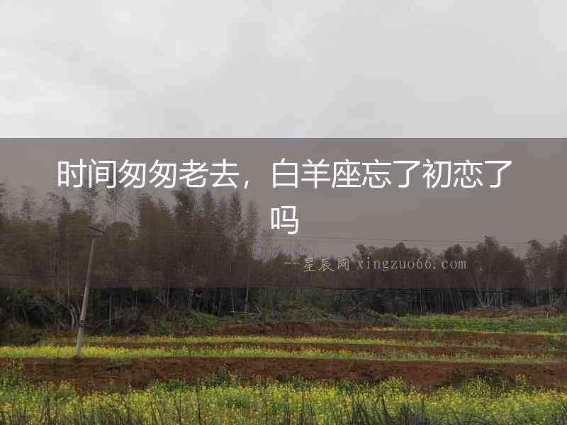 時(shí)間匆匆老去，白羊座忘了初戀了嗎