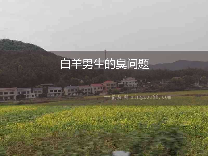 白羊男生的臭問題