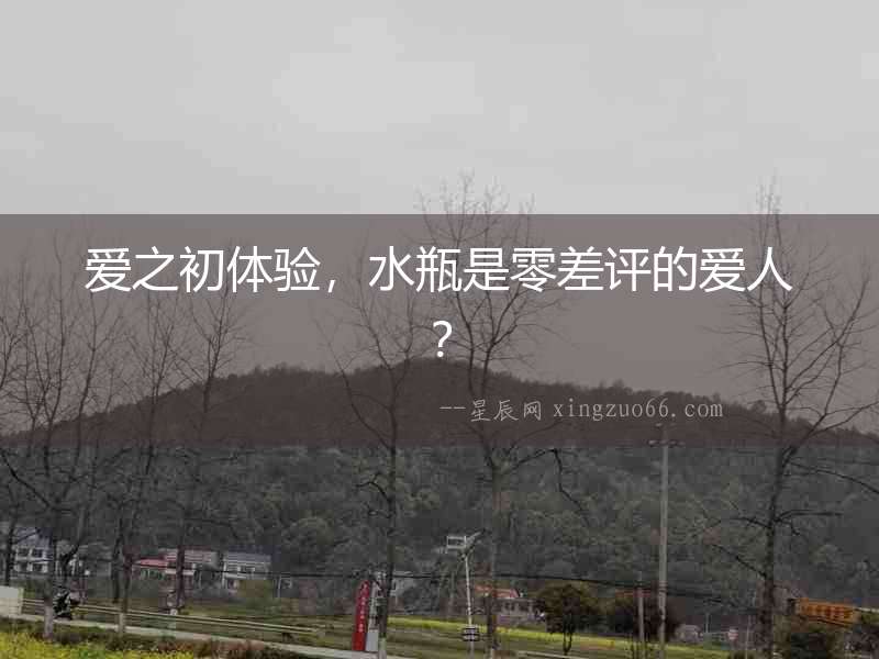 愛之初體驗，水瓶是零差評的愛人？