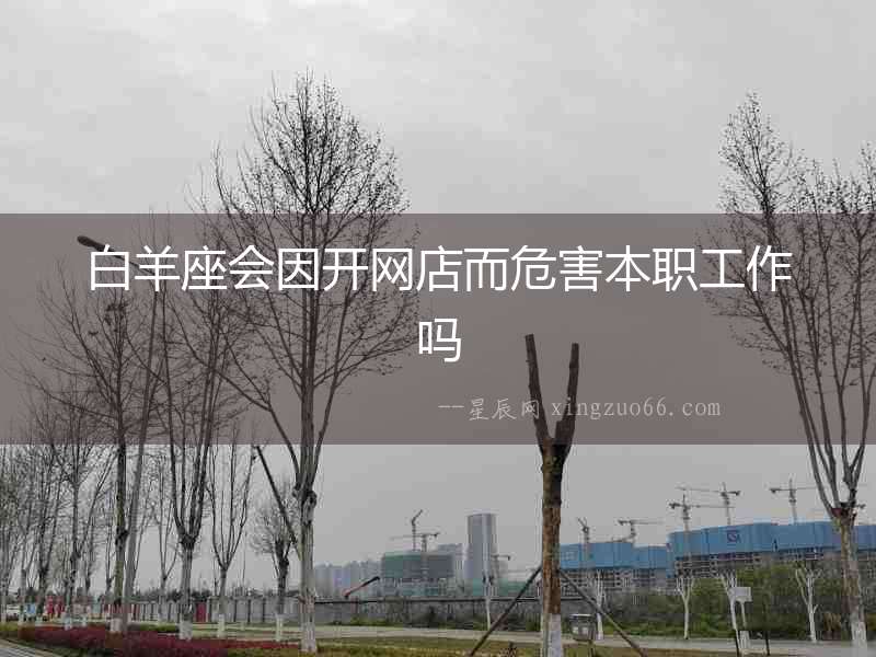 白羊座會因開網店而危害本職工作嗎