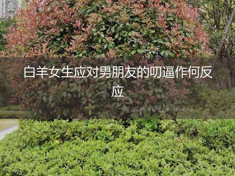 白羊女生應對男朋友的叨逼作何反應