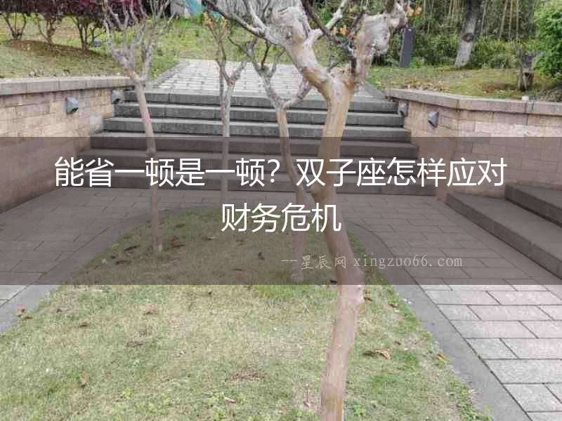 能省一頓是一頓？雙子座怎樣應對財務危機