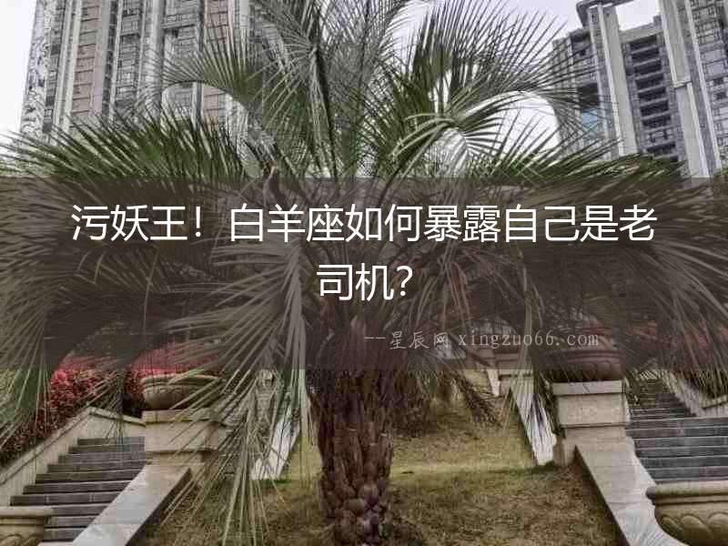 污妖王！白羊座如何暴露自己是老司機(jī)？