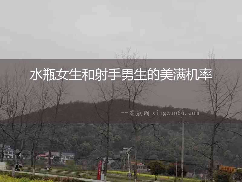 水瓶女生和射手男生的美滿機率