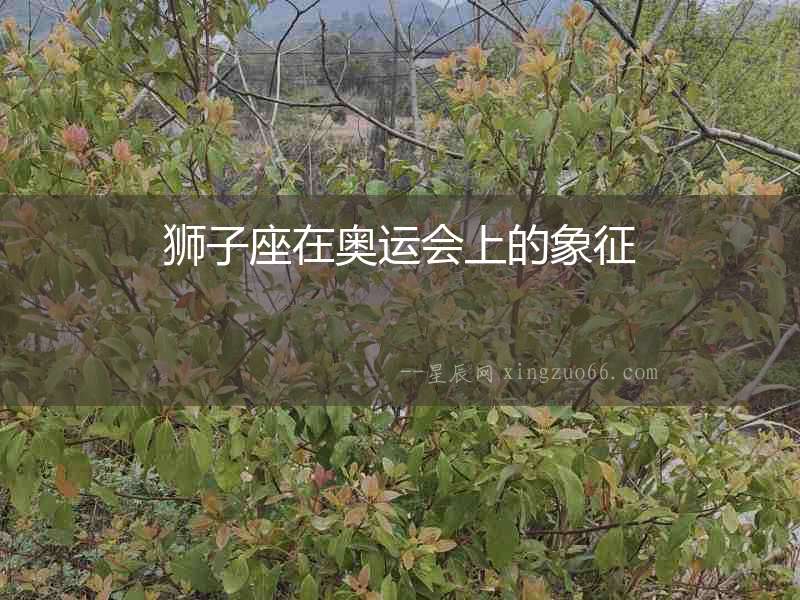 獅子座在奧運會上的象征