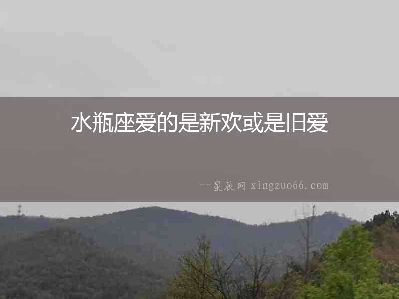 水瓶座愛的是新歡或是舊愛