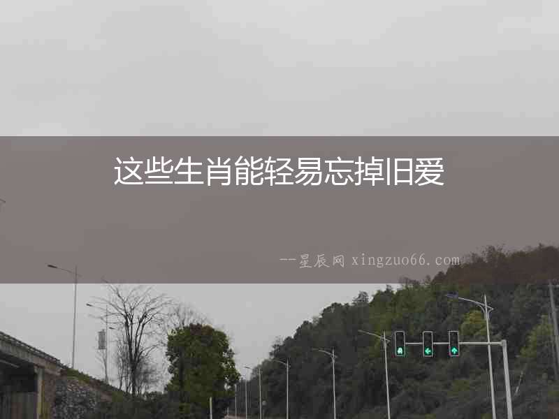 這些生肖能輕易忘掉舊愛(ài)