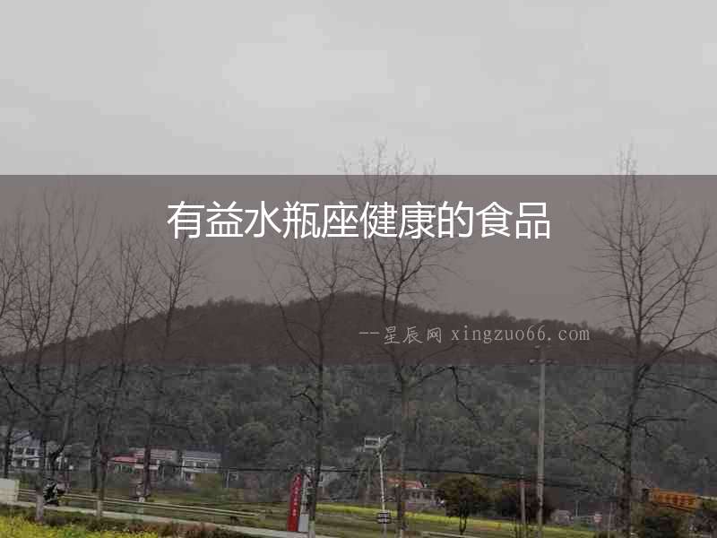 有益水瓶座健康的食品