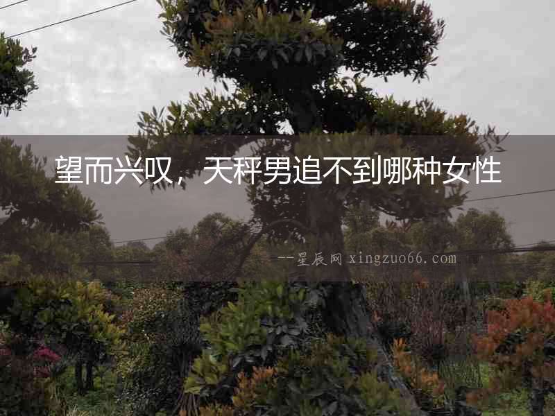 望而興嘆，天秤男追不到哪種女性