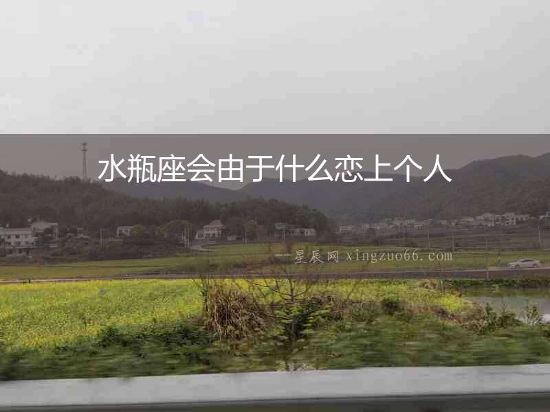 水瓶座會由于什么戀上個人