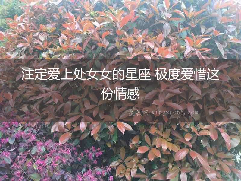 注定愛上處女女的星座 極度愛惜這份情感