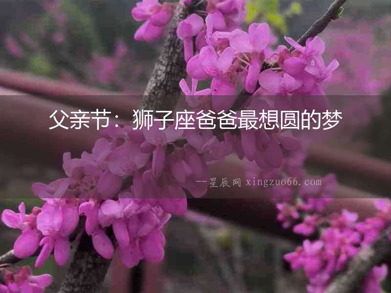 父親節(jié)：獅子座爸爸最想圓的夢(mèng)