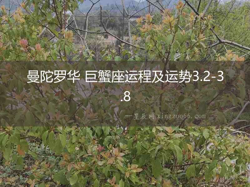 曼陀羅華 巨蟹座運程及運勢3.2-3.8