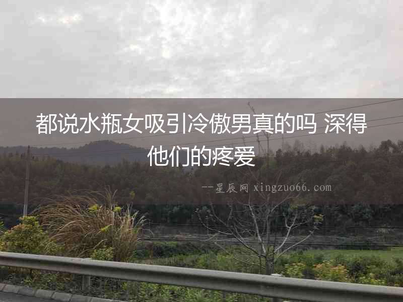 都說水瓶女吸引冷傲男真的嗎 深得他們的疼愛