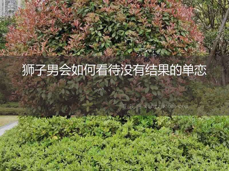 獅子男會如何看待沒有結果的單戀