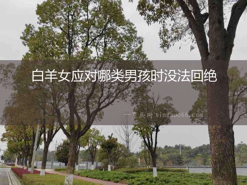 白羊女應對哪類男孩時沒法回絕