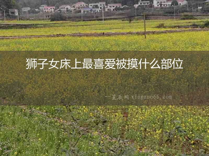 獅子女床上最喜愛被摸什么部位
