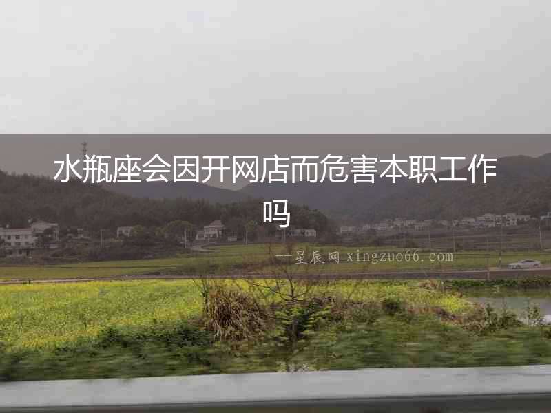水瓶座會(huì)因開網(wǎng)店而危害本職工作嗎