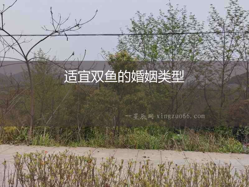 適宜雙魚的婚姻類型