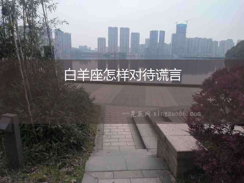 白羊座怎樣對待謊言
