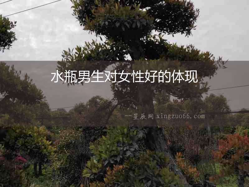 水瓶男生對(duì)女性好的體現(xiàn)