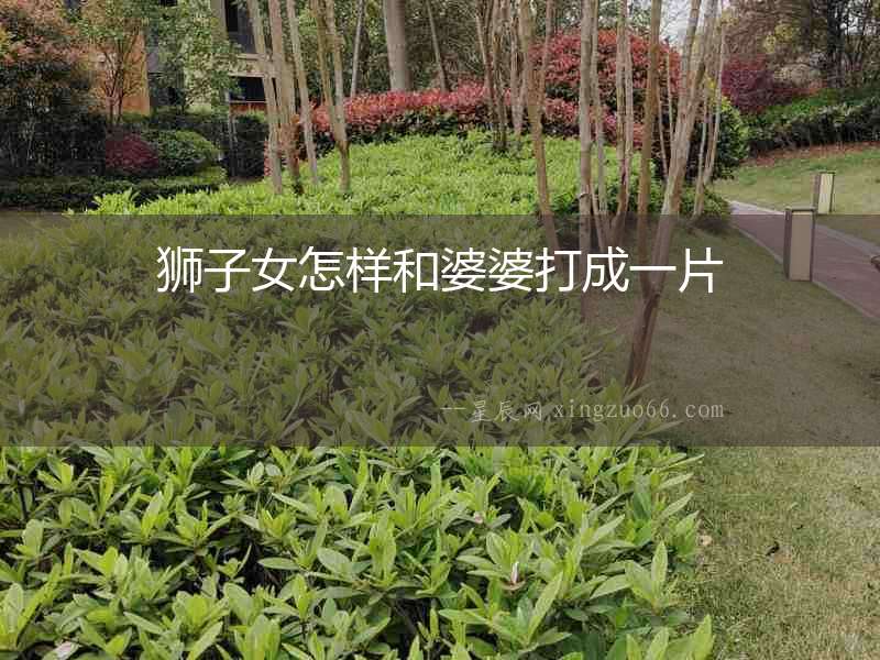 獅子女怎樣和婆婆打成一片