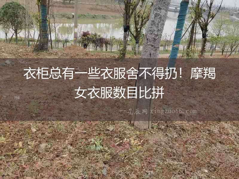 衣柜總有一些衣服舍不得扔！摩羯女衣服數目比拼