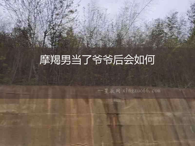 摩羯男當(dāng)了爺爺后會如何