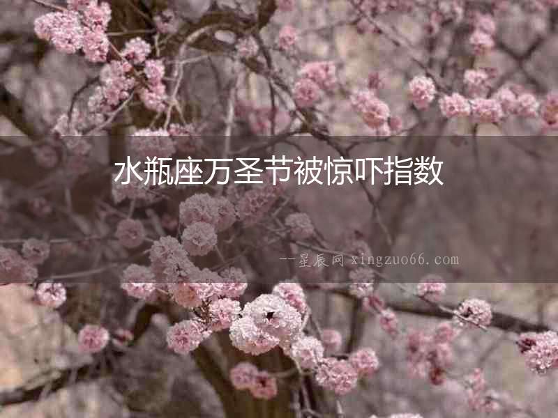 水瓶座萬圣節(jié)被驚嚇指數(shù)