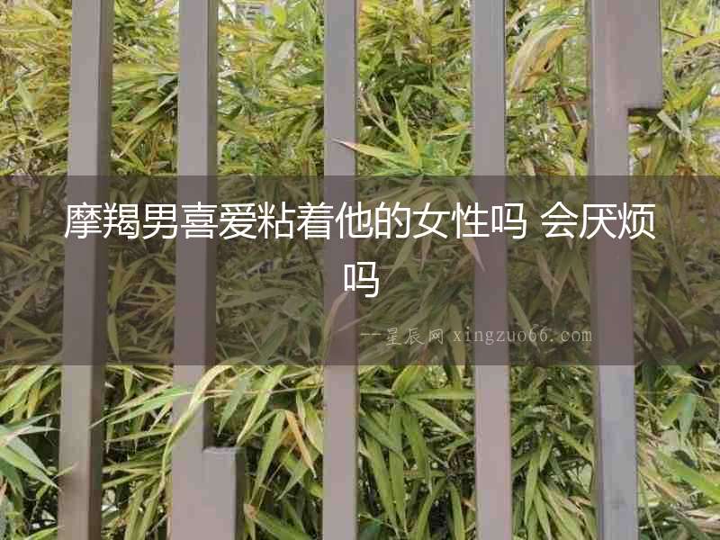摩羯男喜愛粘著他的女性嗎 會厭煩嗎