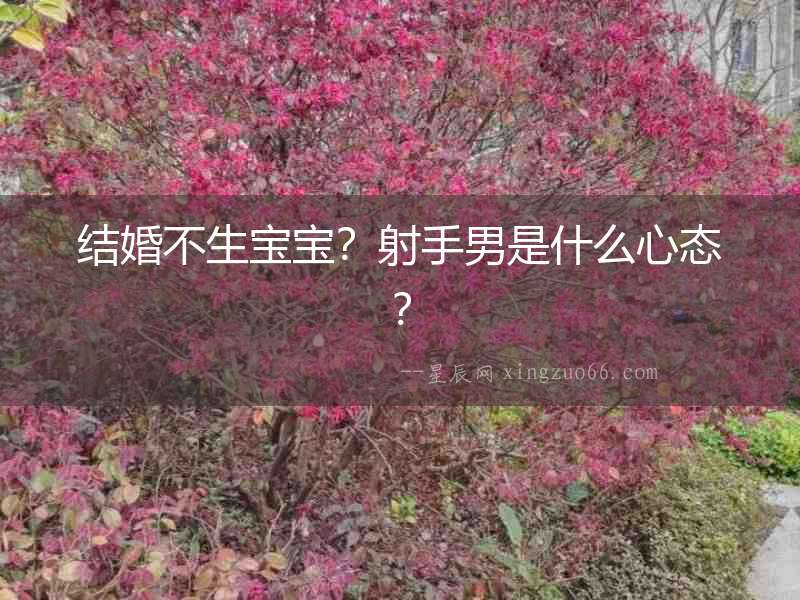 結(jié)婚不生寶寶？射手男是什么心態(tài)？