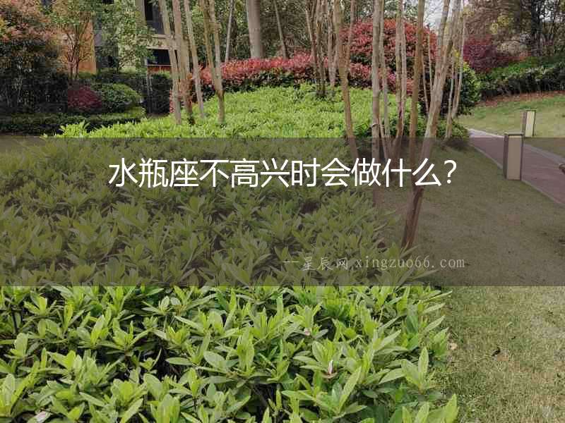水瓶座不高興時會做什么？