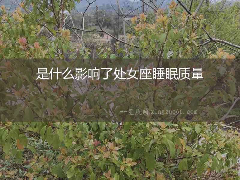 是什么影響了處女座睡眠質量