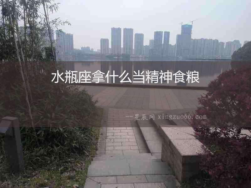 水瓶座拿什么當精神食糧