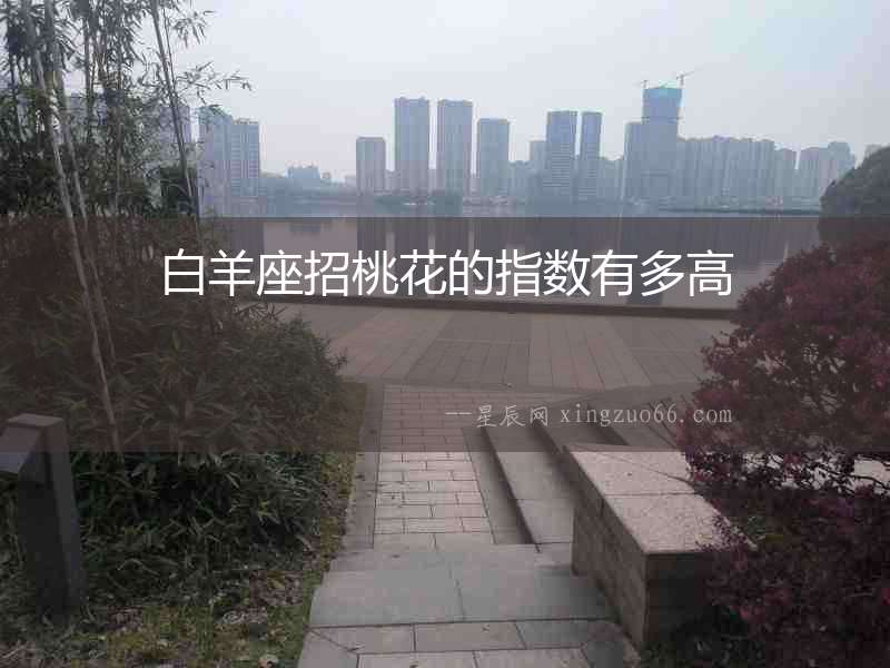 白羊座招桃花的指數有多高