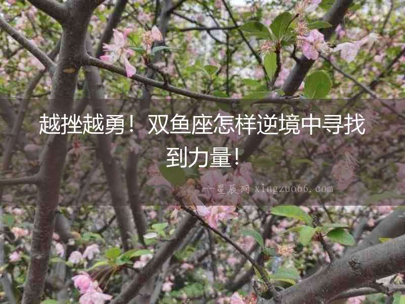 越挫越勇！雙魚座怎樣逆境中尋找到力量！