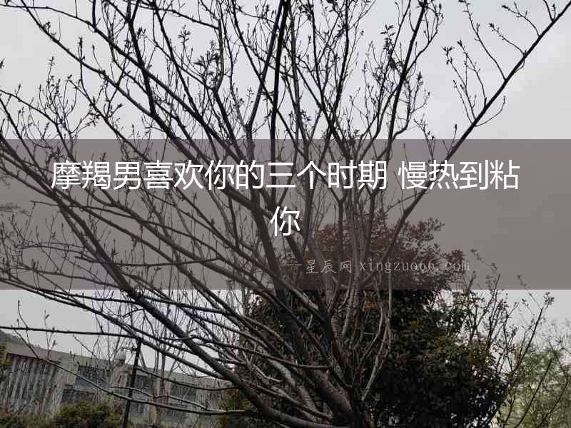 摩羯男喜歡你的三個時期 慢熱到粘你