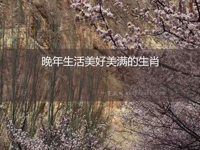 晚年生活美好美滿的生肖