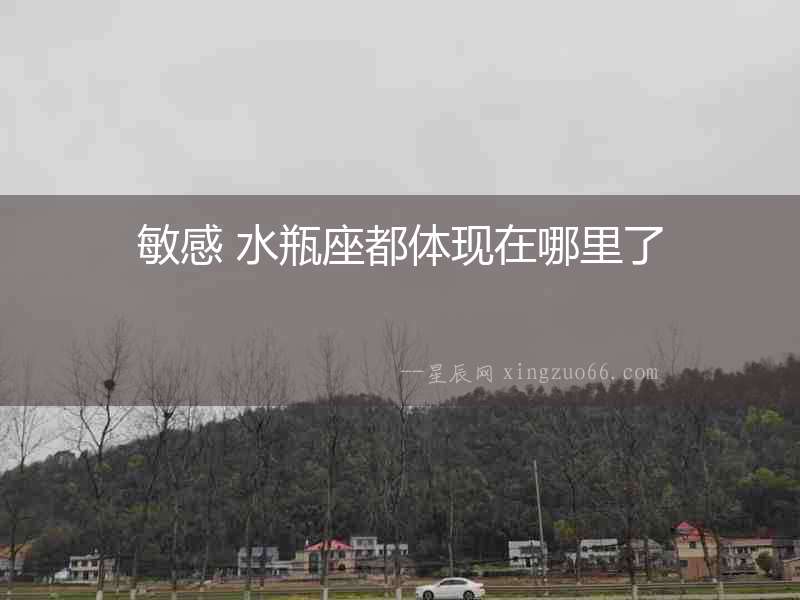 敏感 水瓶座都體現(xiàn)在哪里了