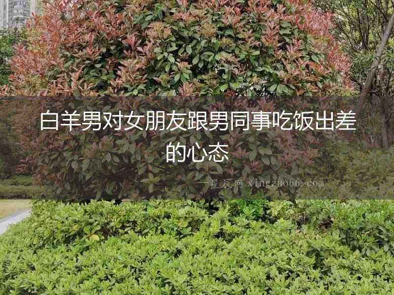 白羊男對女朋友跟男同事吃飯出差的心態