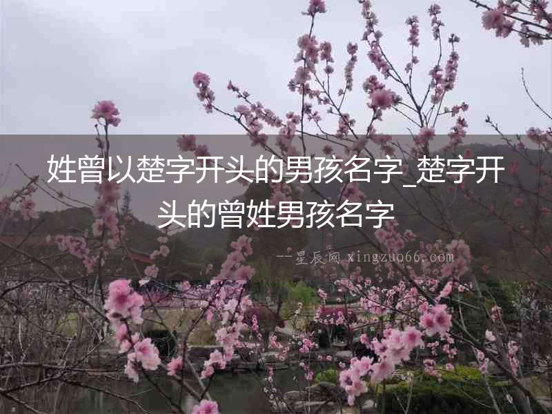 姓曾以楚字開頭的男孩名字_楚字開頭的曾姓男孩名字