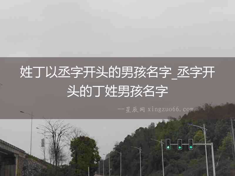 姓丁以丞字開頭的男孩名字_丞字開頭的丁姓男孩名字
