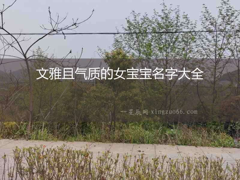 文雅且氣質(zhì)的女寶寶名字大全