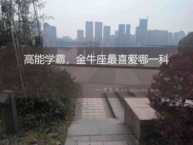 高能學霸，金牛座最喜愛哪一科