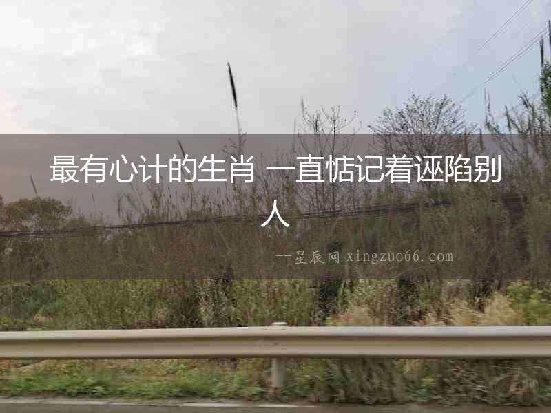 最有心計的生肖 一直惦記著誣陷別人