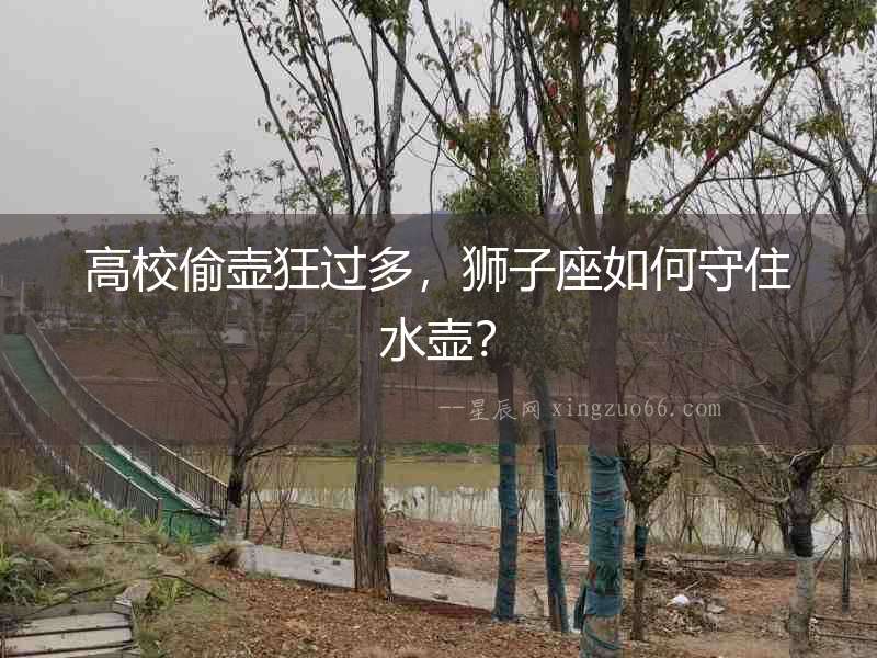 高校偷壺狂過多，獅子座如何守住水壺？