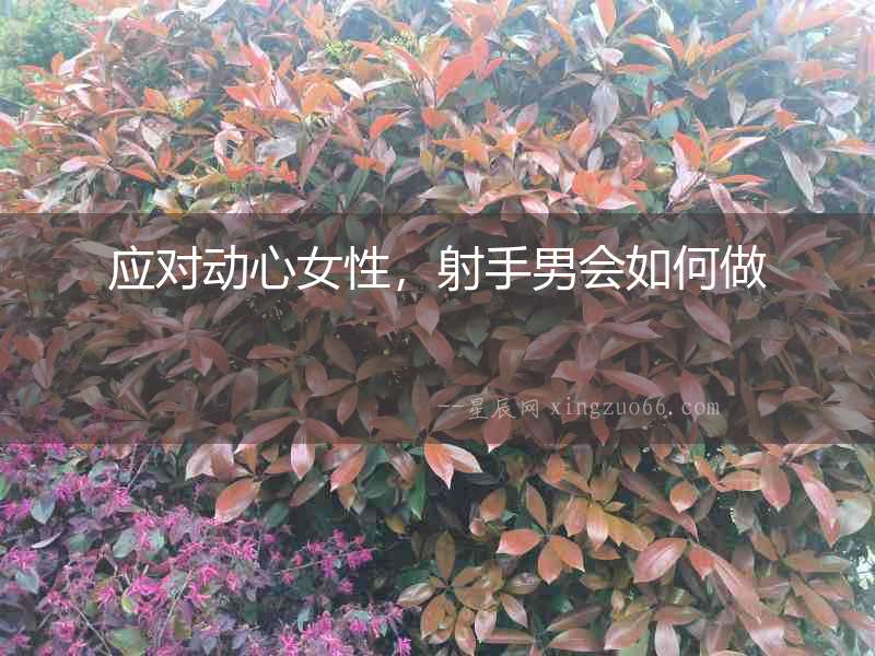 應(yīng)對動心女性，射手男會如何做