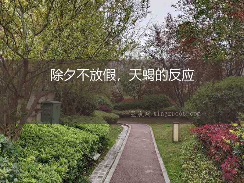 除夕不放假，天蝎的反應(yīng)