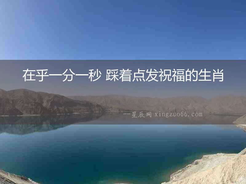 在乎一分一秒 踩著點發(fā)祝福的生肖
