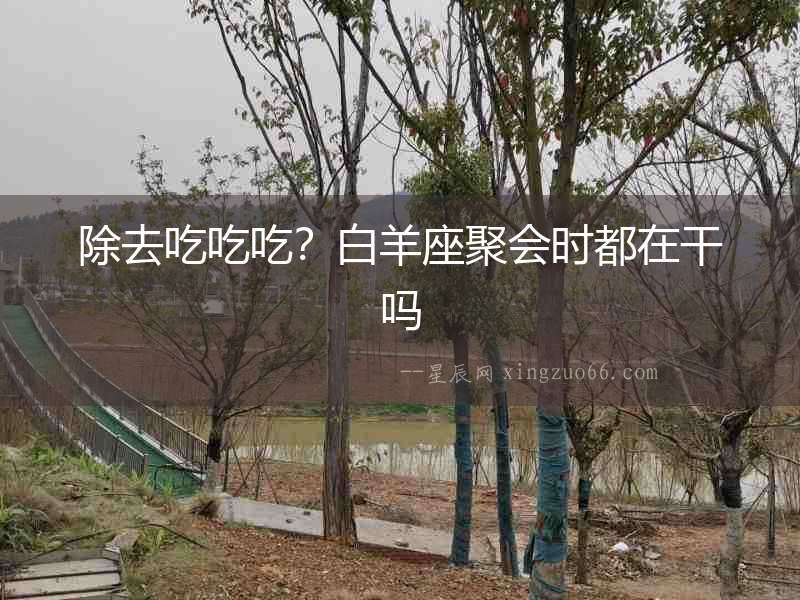 除去吃吃吃？白羊座聚會時都在干嗎